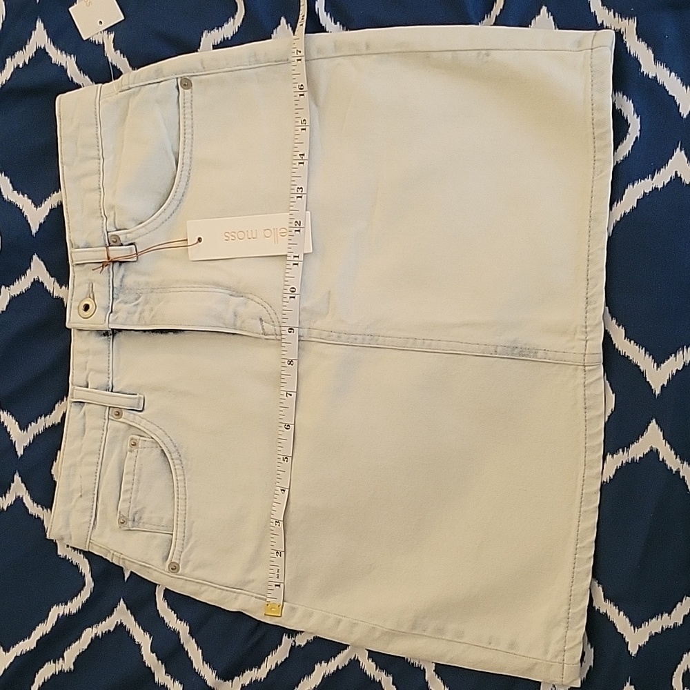 ELLA MOSS Denim Skirt size 27 - Picture 10 of 14